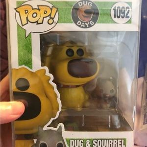FUNKO POP DUG DAYS DUG W SQUIRREL #1092.New!